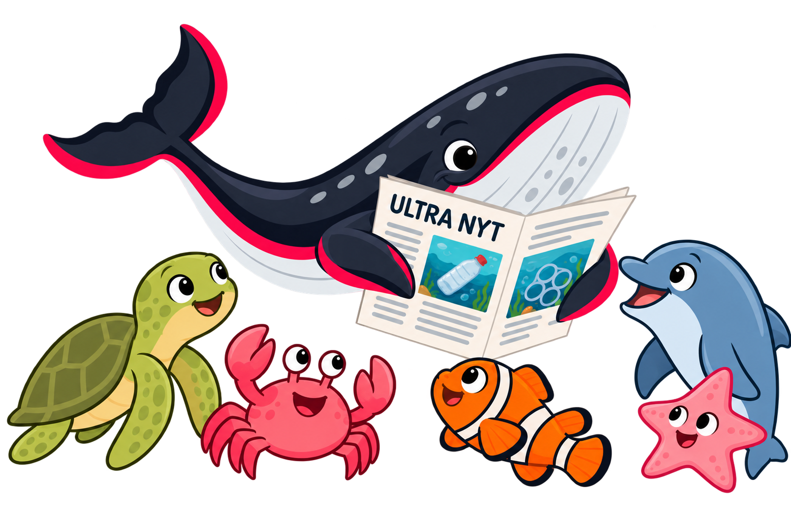 Plastic Changes hvalmaskot